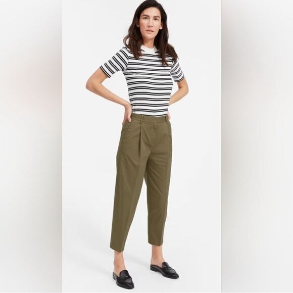 Everlane Slouchy Chino Pleated Pant Brown - Picture 11 of 11